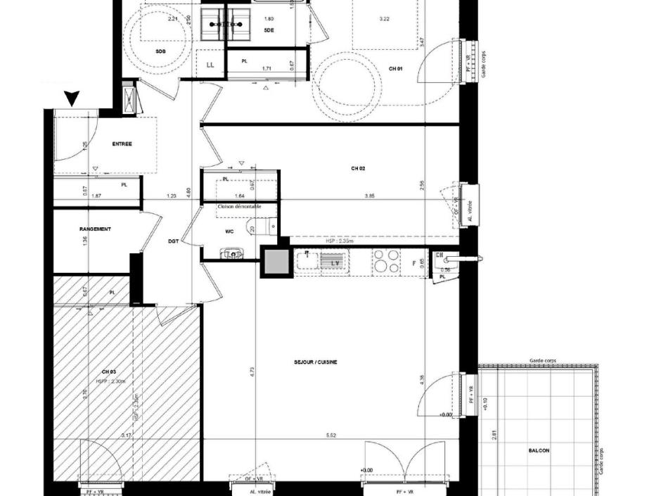 Ac3- vente appartement 
chantepie
 1746574978