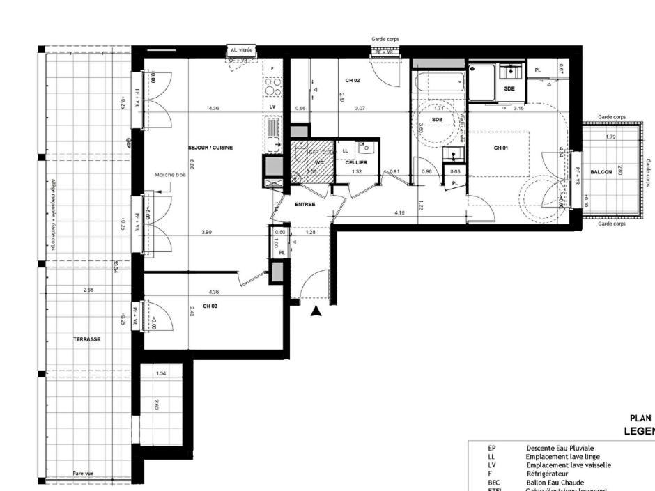 Ac3- vente appartement 
chantepie
 1746574980