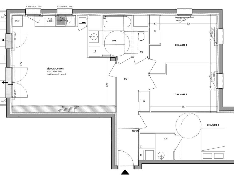 Ac3- vente appartement 
chantepie
 1768609986