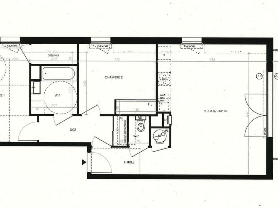 Ac3- vente appartement 
la richardais
 1746574406