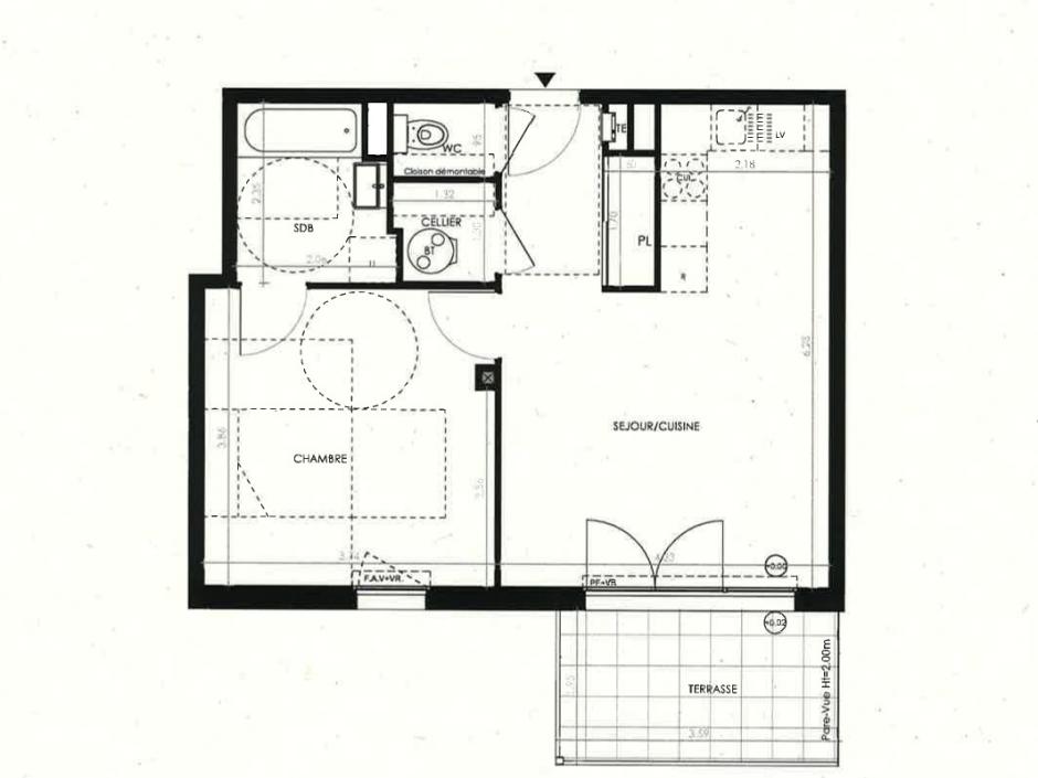 Ac3- vente appartement 
la richardais
 1746574414