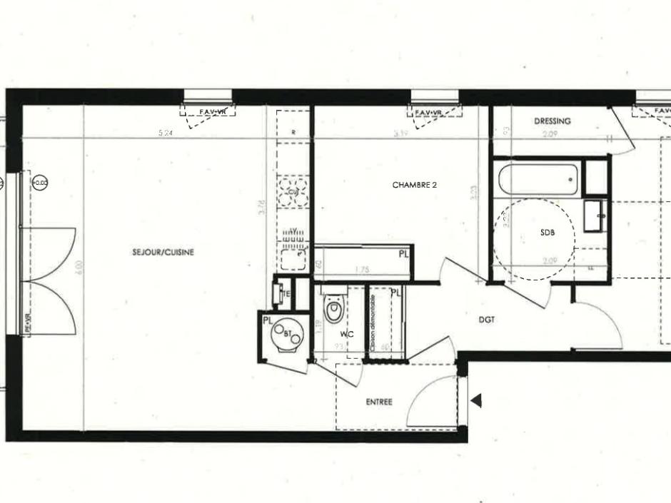 Ac3- vente appartement 
la richardais
 1778283234