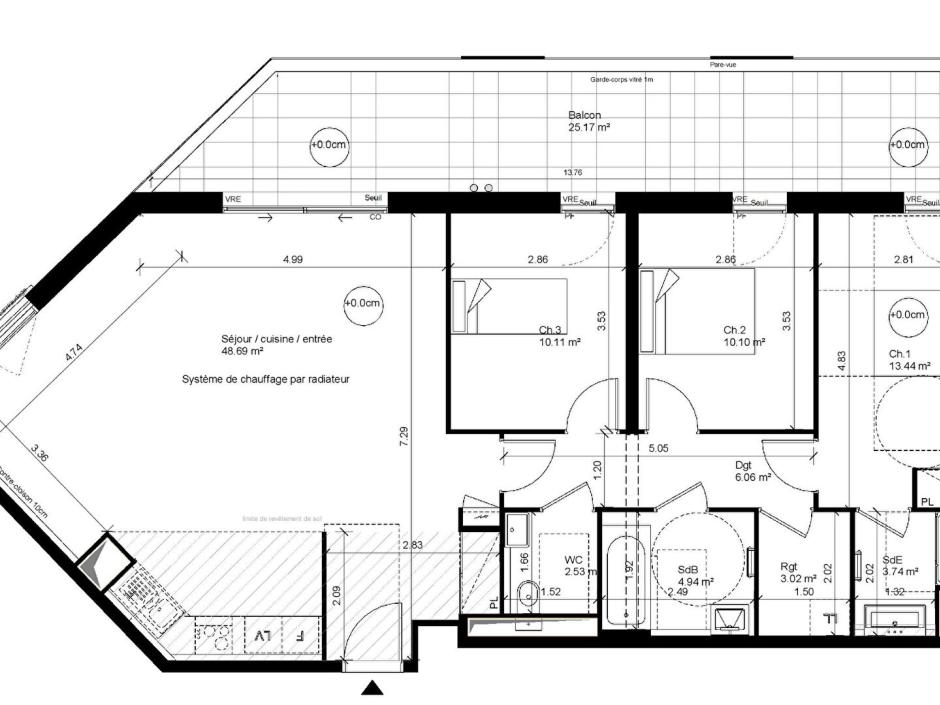 Ac3- vente appartement 
nantes
 1762303142