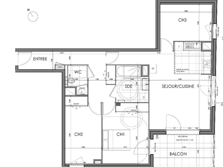 Ac3- vente appartement 
rennes
 1746833708