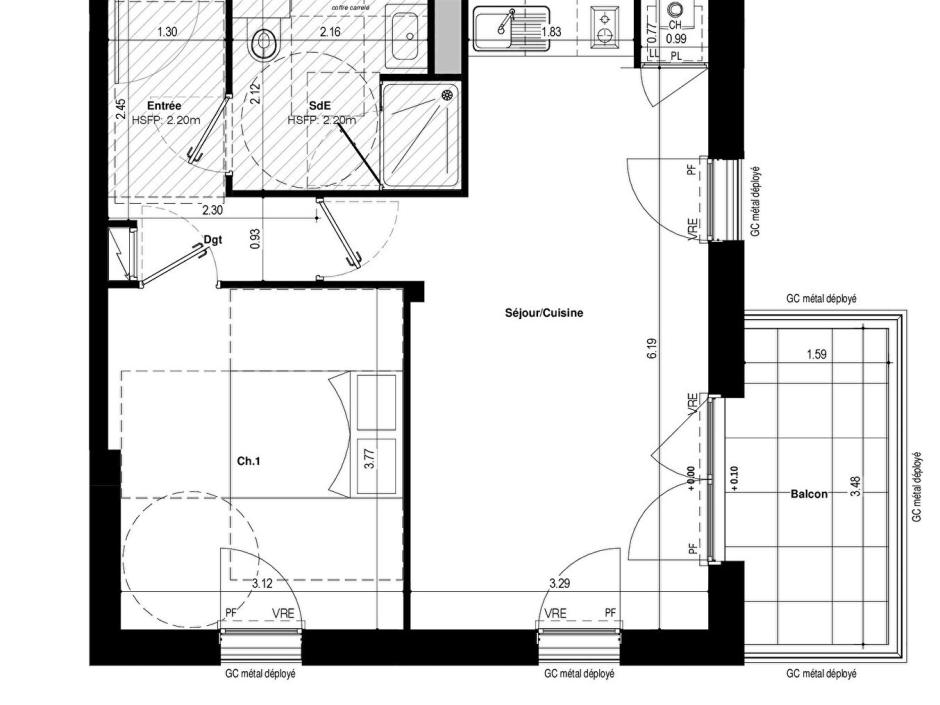 Ac3- vente appartement 
rennes
 1746833746