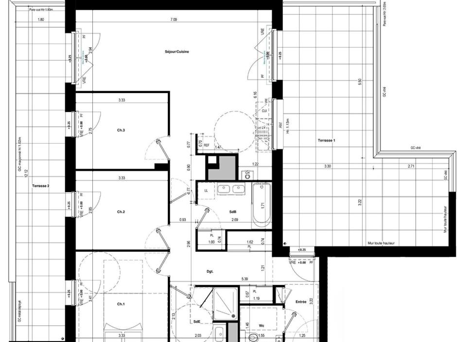 Ac3- vente appartement 
rennes
 1747784245