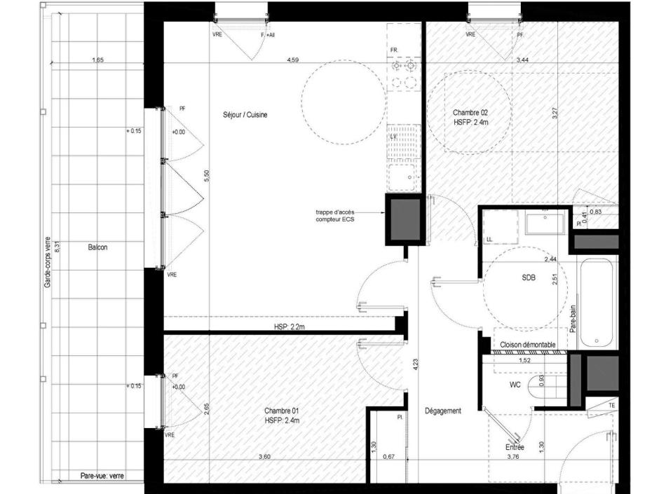 Ac3- vente appartement 
rennes
 1761697941