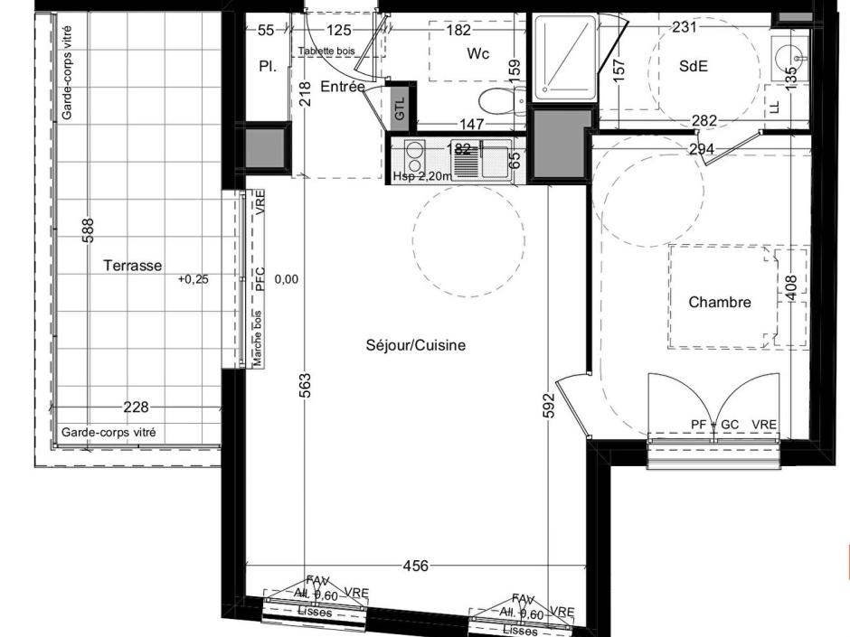 Ac3- vente appartement 
rennes
 1762302999