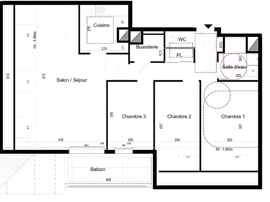 Ac3- vente appartement 
saint malo
 1746834110
