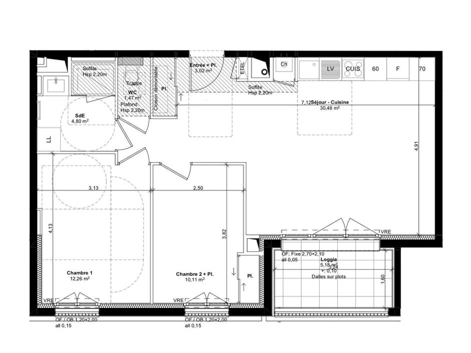 Ac3- vente appartement 
saint malo
 1771115476