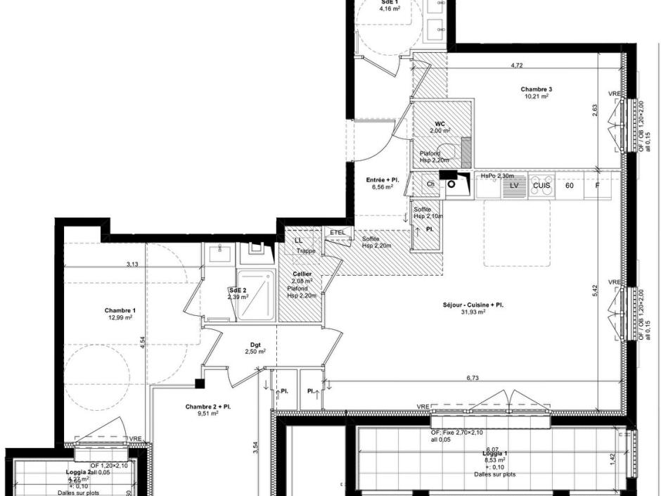 Ac3- vente appartement 
saint malo
 1779233632