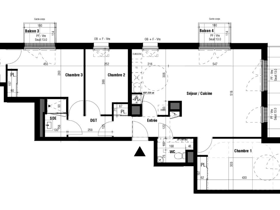 Ac3- vente appartement 
saint nazaire
 1747784083