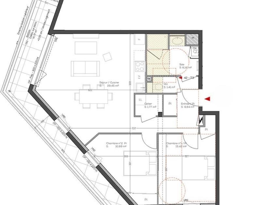 Ac3- vente appartement 
vannes
 1745365224