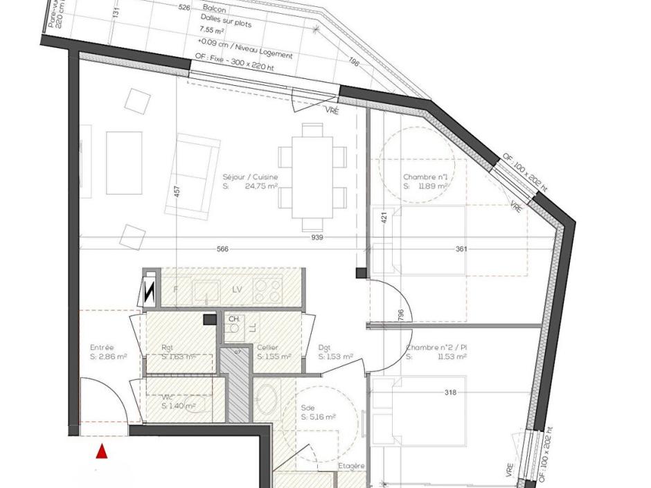 Ac3- vente appartement 
vannes
 1767141341