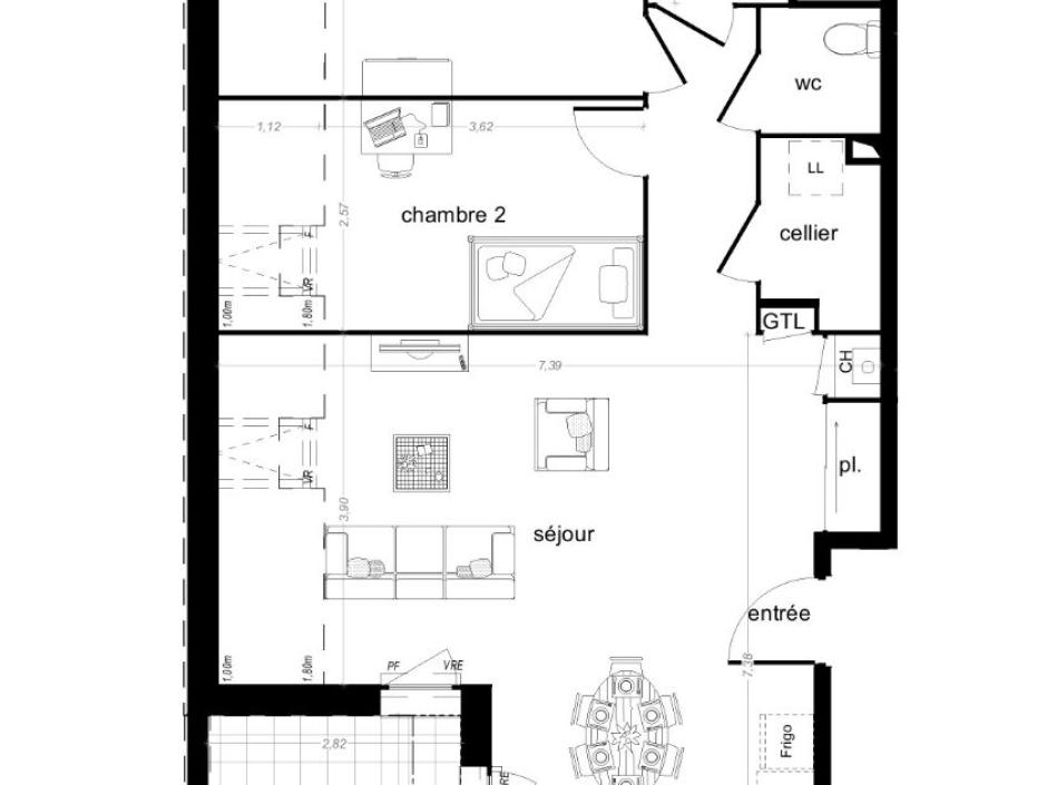 Ac3- vente appartement 
vezin le coquet
 1777073508