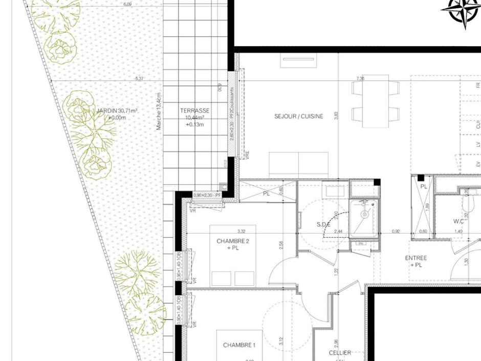 Ac3- vente appartement 
vitre
 1742344658