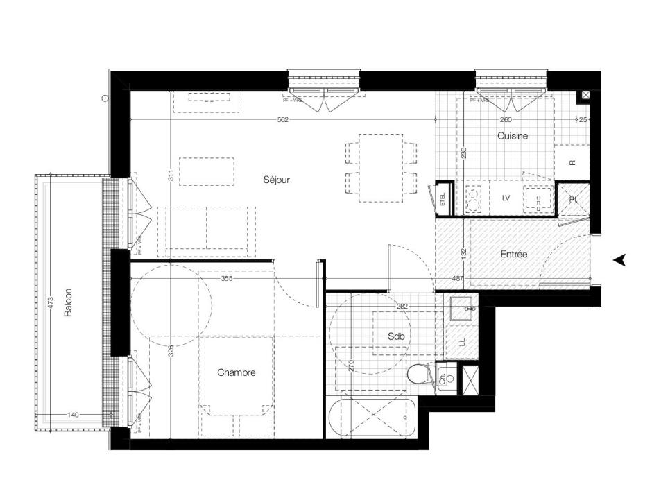 Ac3- vente appartement 
vitre
 1763512387